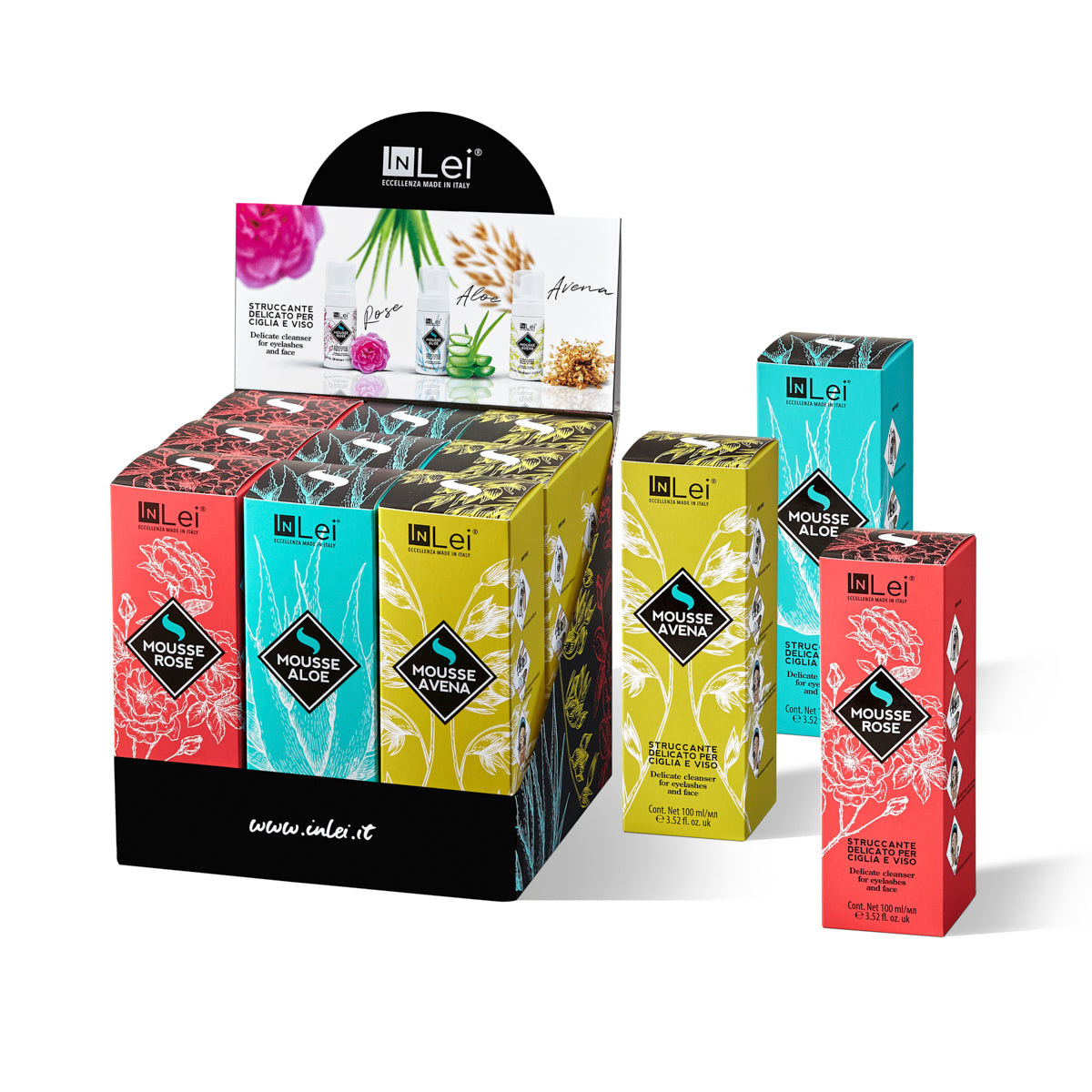 InLei® Aloe Foam Mousse | Lash & Face Wash