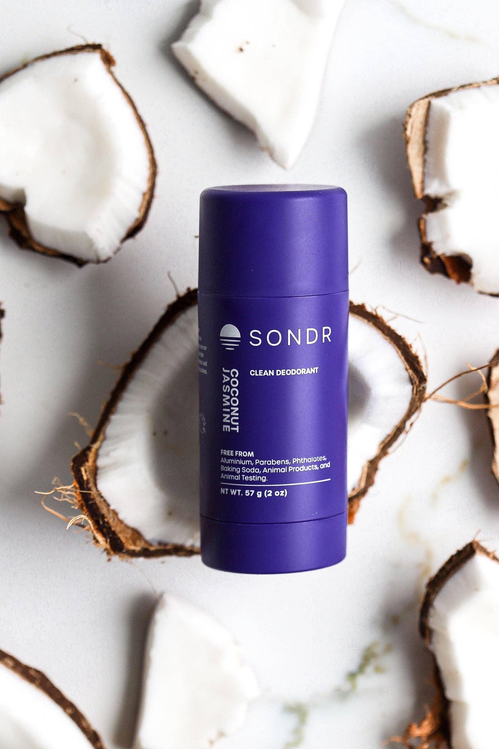 SONDR Coconut Jasmine natural deodorant stick