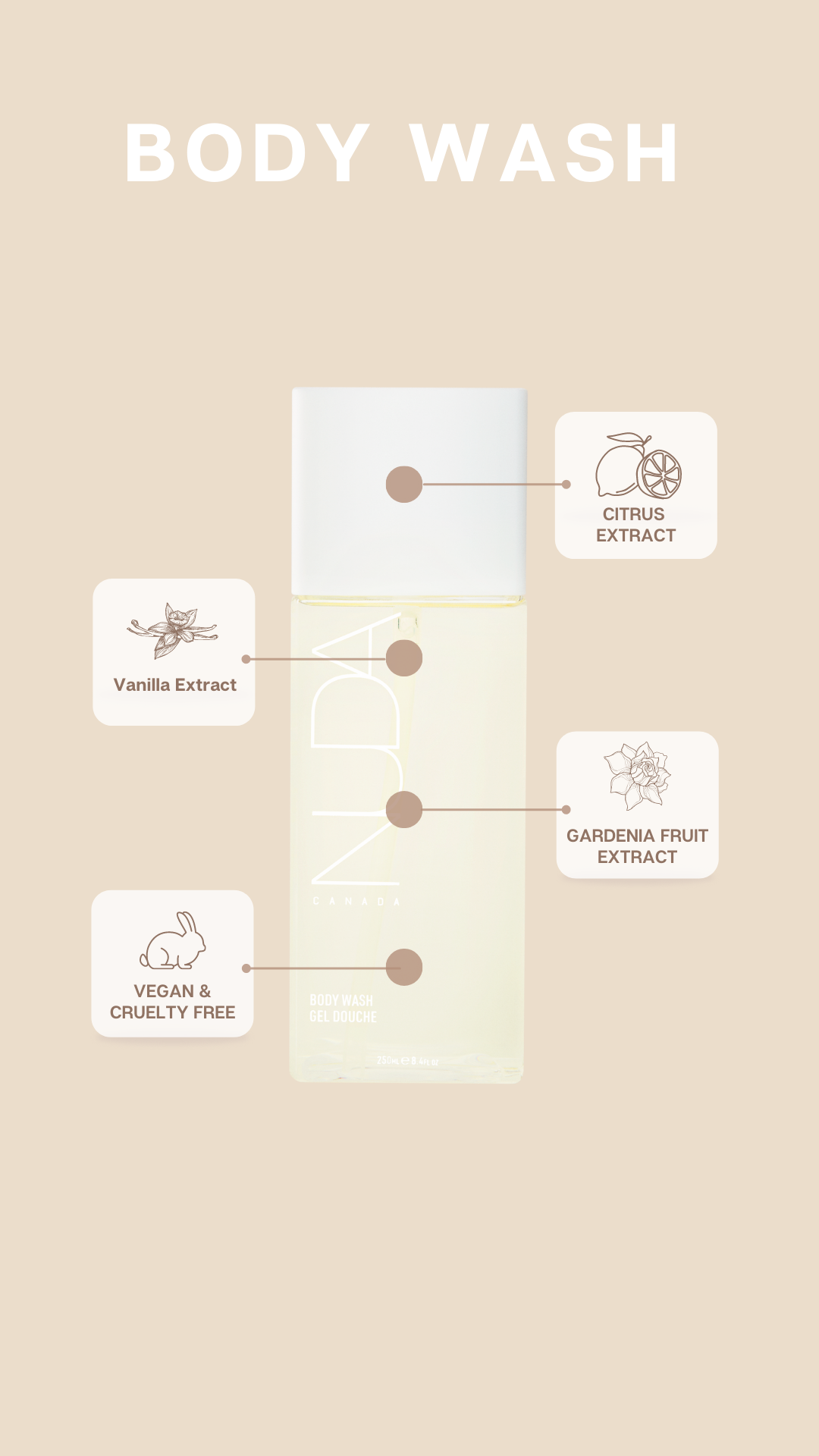 NUDA BODY WASH | Tanning Maintenace