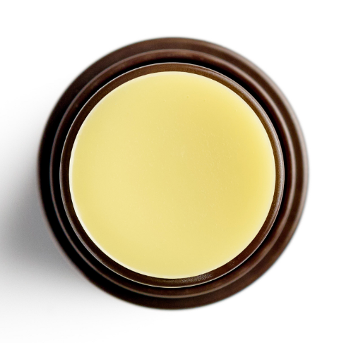 Mineral sunscreen lip balm with rosehip oil