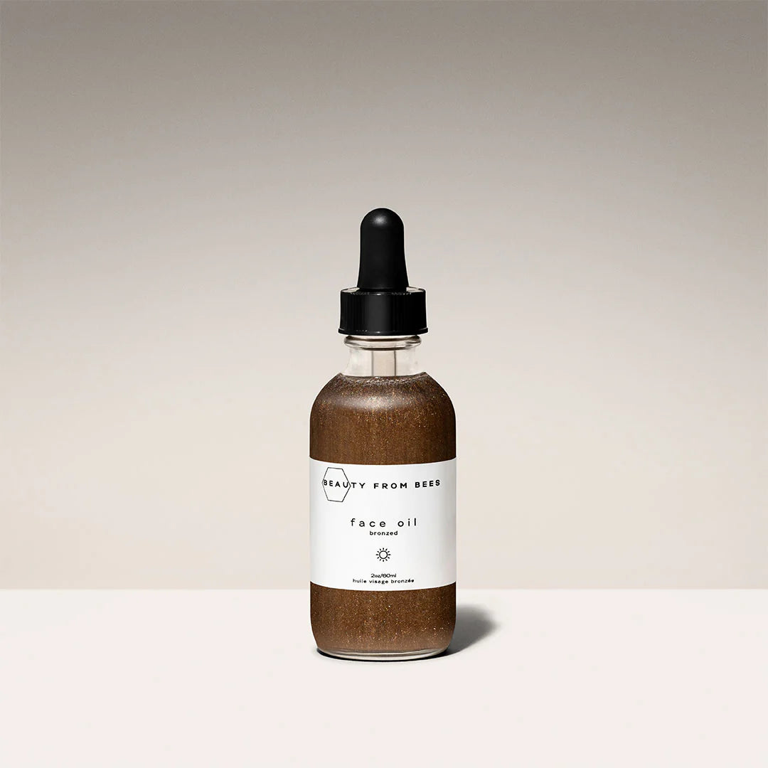 Bronzed Face Oil – Hydrating Facial Oil with Instant Sun-Kissed Glow | Beauty From Bees