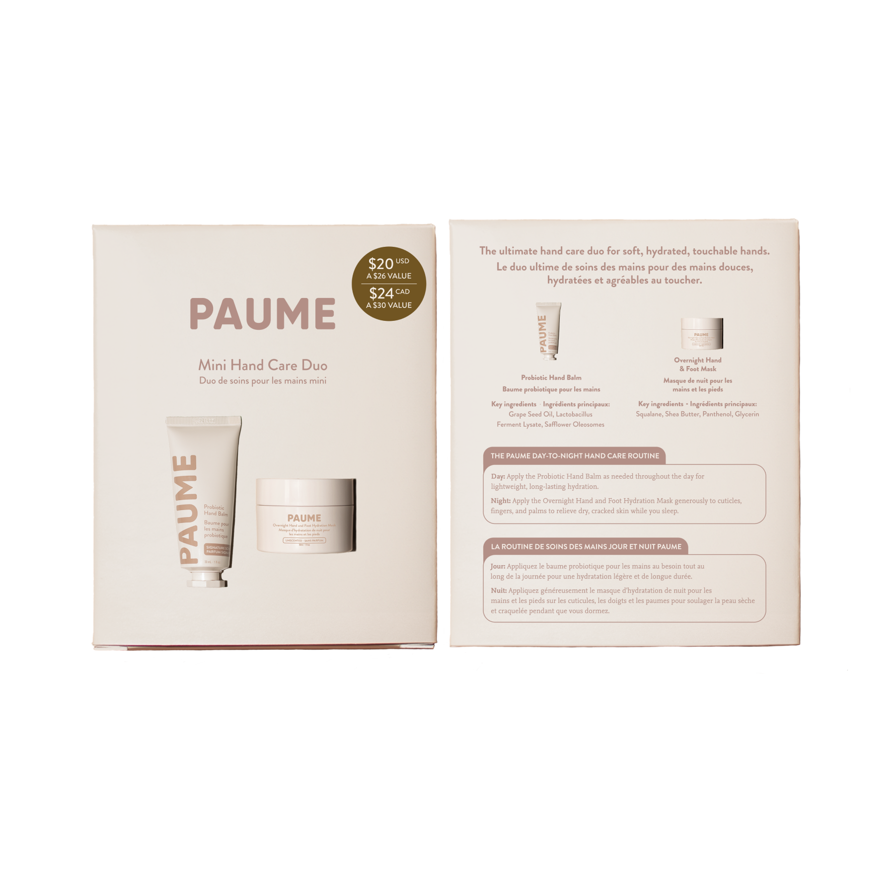 PAUME - Mini Hand Care Duo Boxed Set
