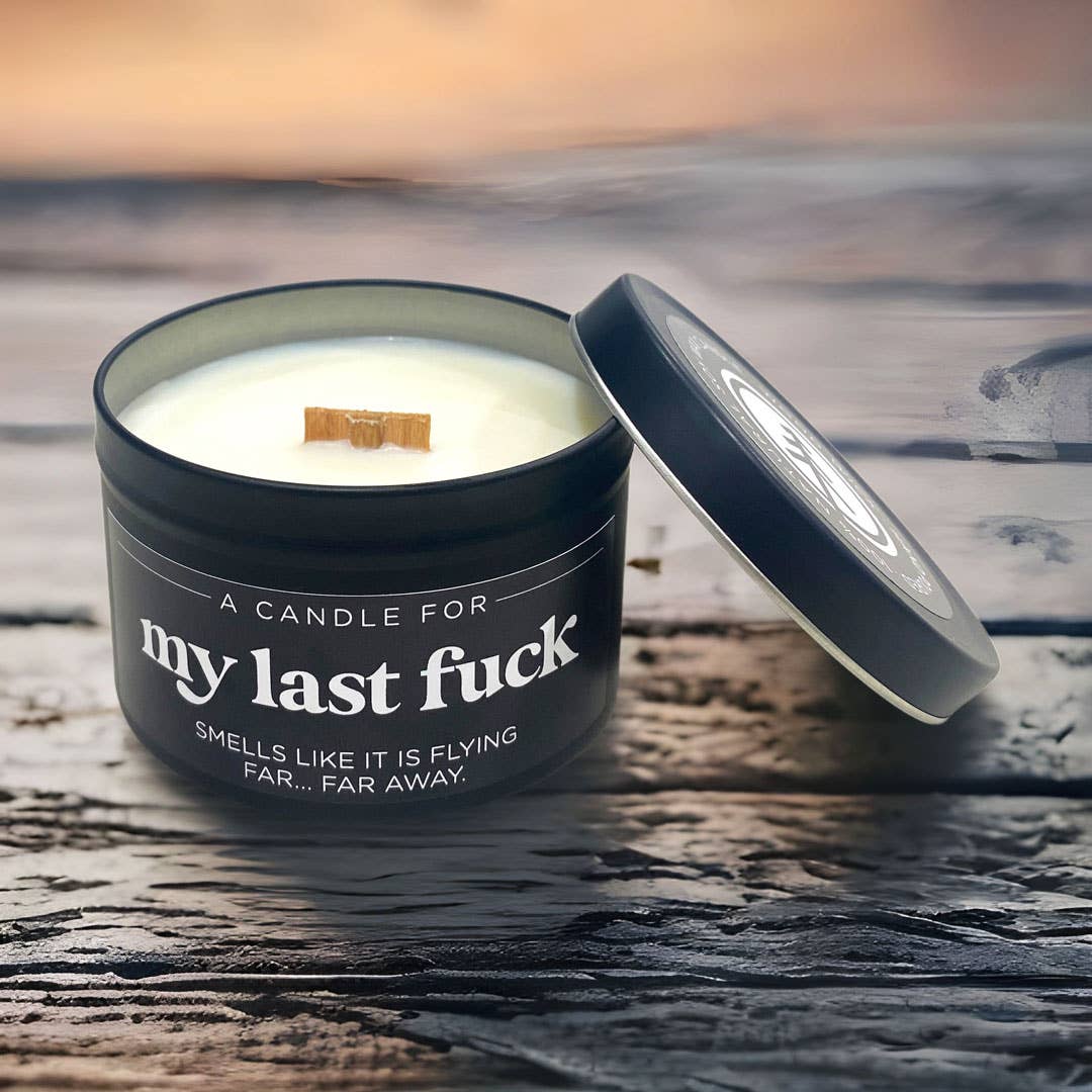 Pinetree Innovations Canada - My Last Fuck | Wood Wick Candle