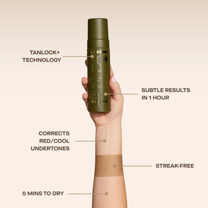 NUDA TONEFOAM OLIVE | Colour Correcting Self Tanning Mousse