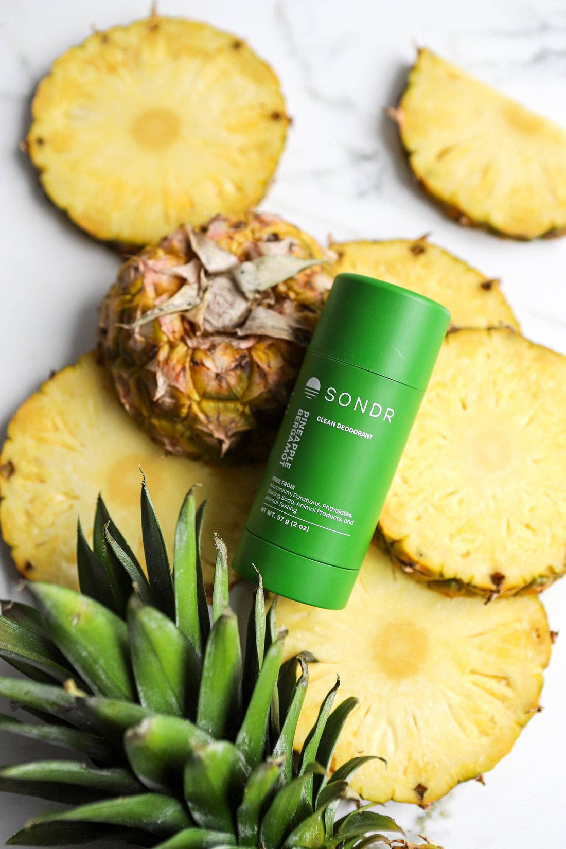 SONDR Pineapple Bergamot natural deodorant stick