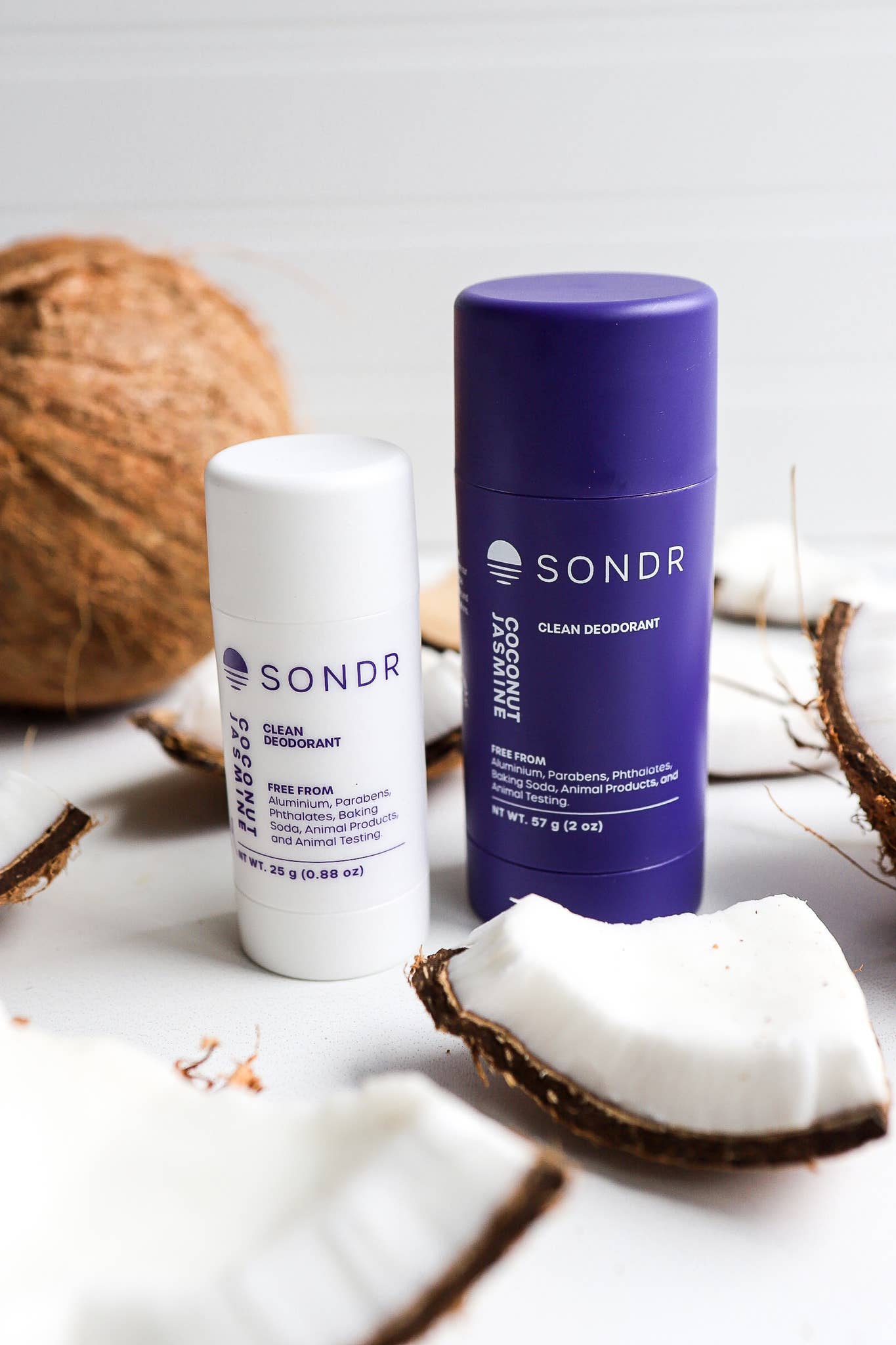 Aluminum-free coconut jasmine deodorant made in Canada