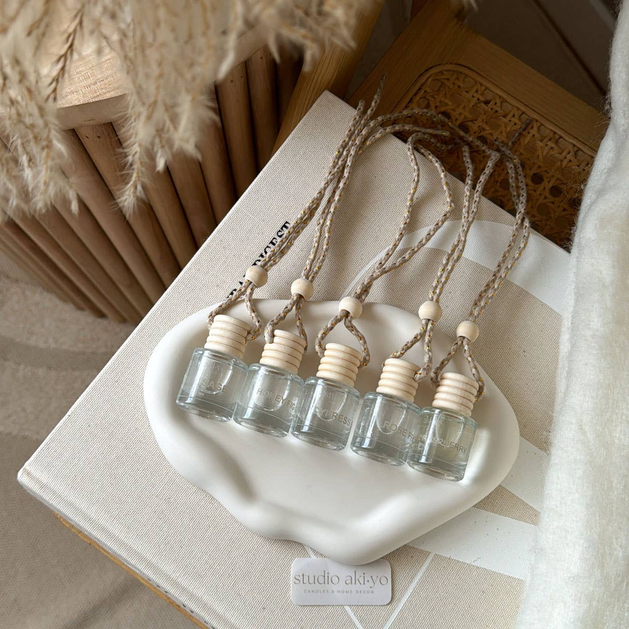 Studio Akiyo - Car Diffuser Citrus + Sage Car Diffuser | Cute Car Freshies