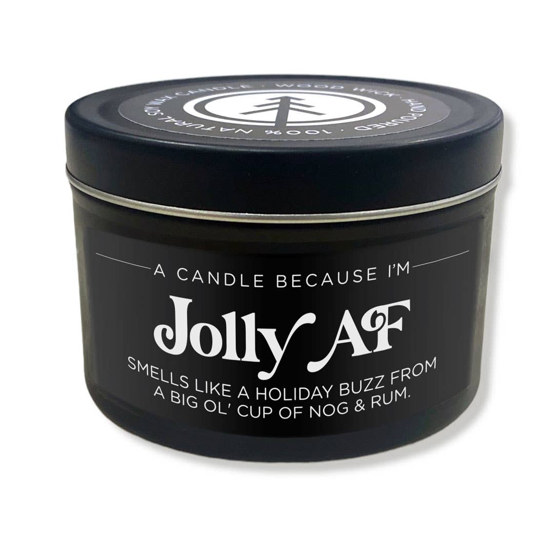 Pinetree Innovations Canada - Jolly AF | Wood Wick Candle