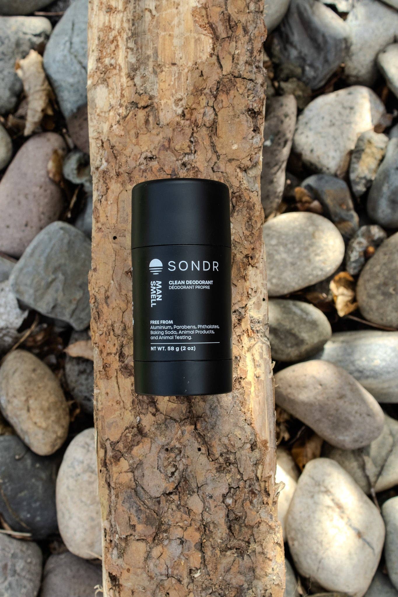 SONDR Cedarwood Whiskey natural deodorant stick