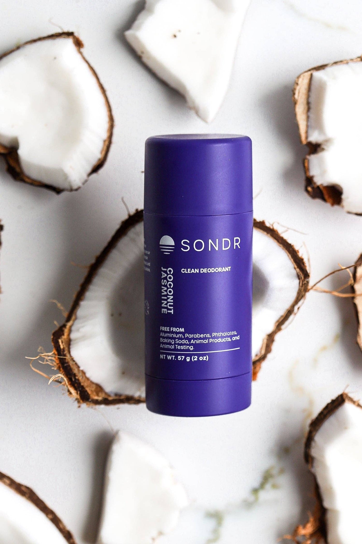SONDR Coconut Jasmine natural deodorant stick