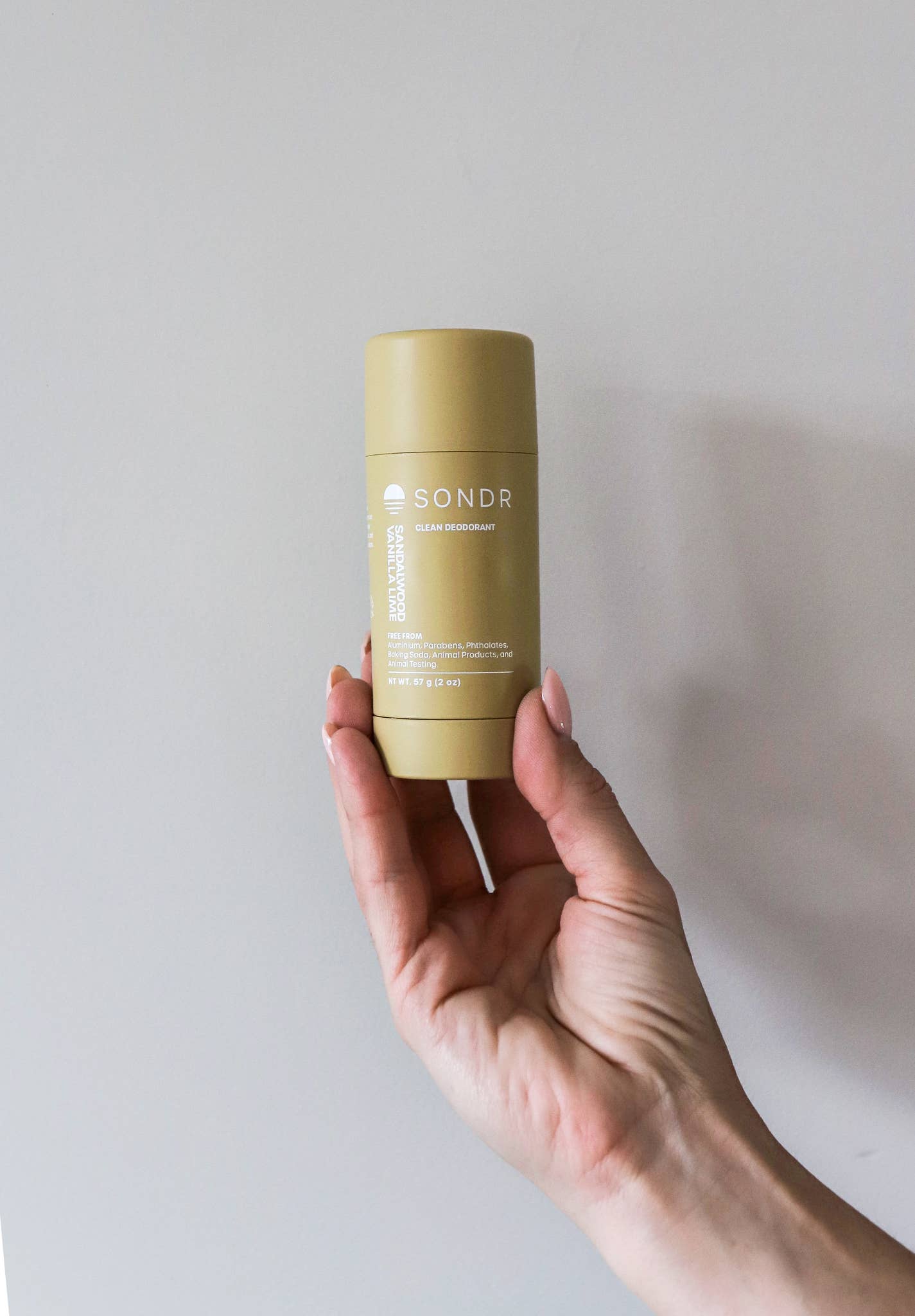 SONDR Sandalwood Vanilla Lime Natural Deodorant | Aluminum-Free Deodorant