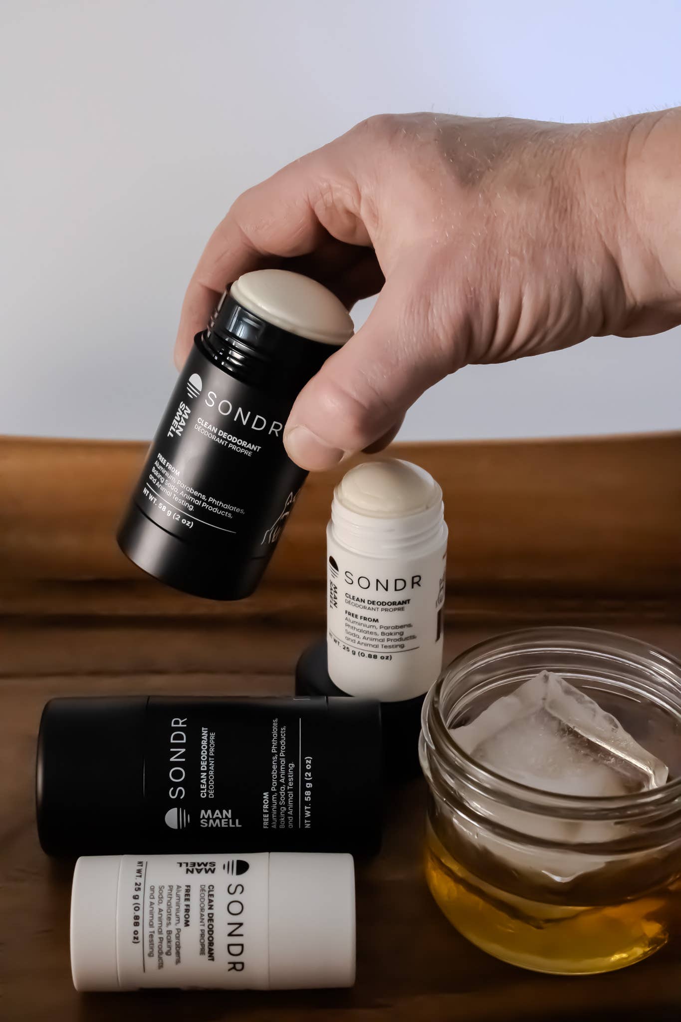 SONDR Cedarwood Whiskey Natural Deodorant | Aluminum-Free