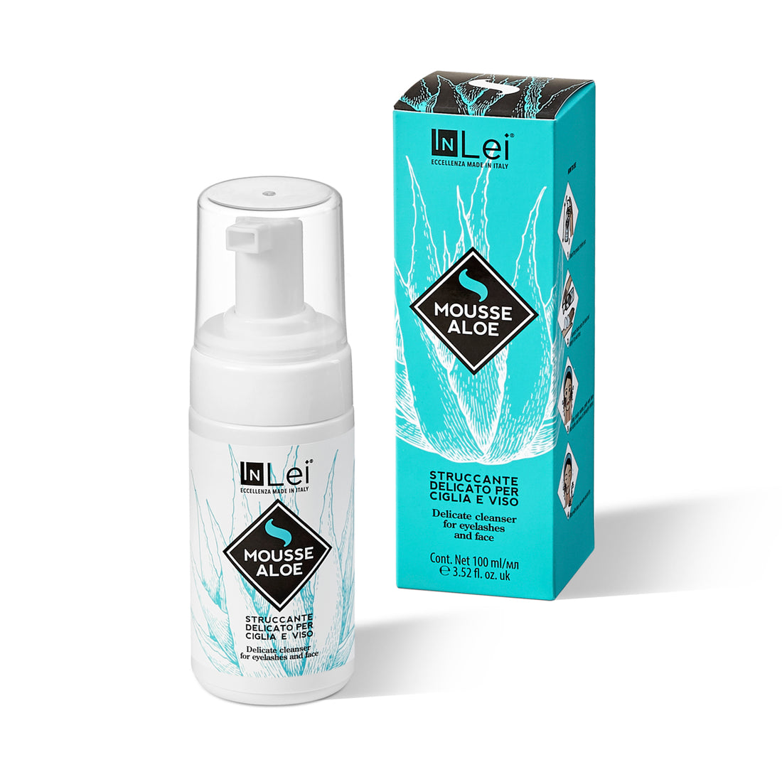 InLei® Aloe Foam Mousse | Lash &amp; Face Wash