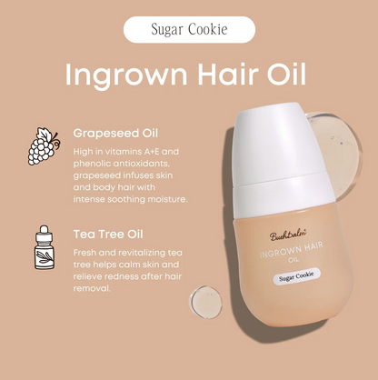 Ingrown Hair &amp; Pre-Post Waxing Oil | Sugar Cookie