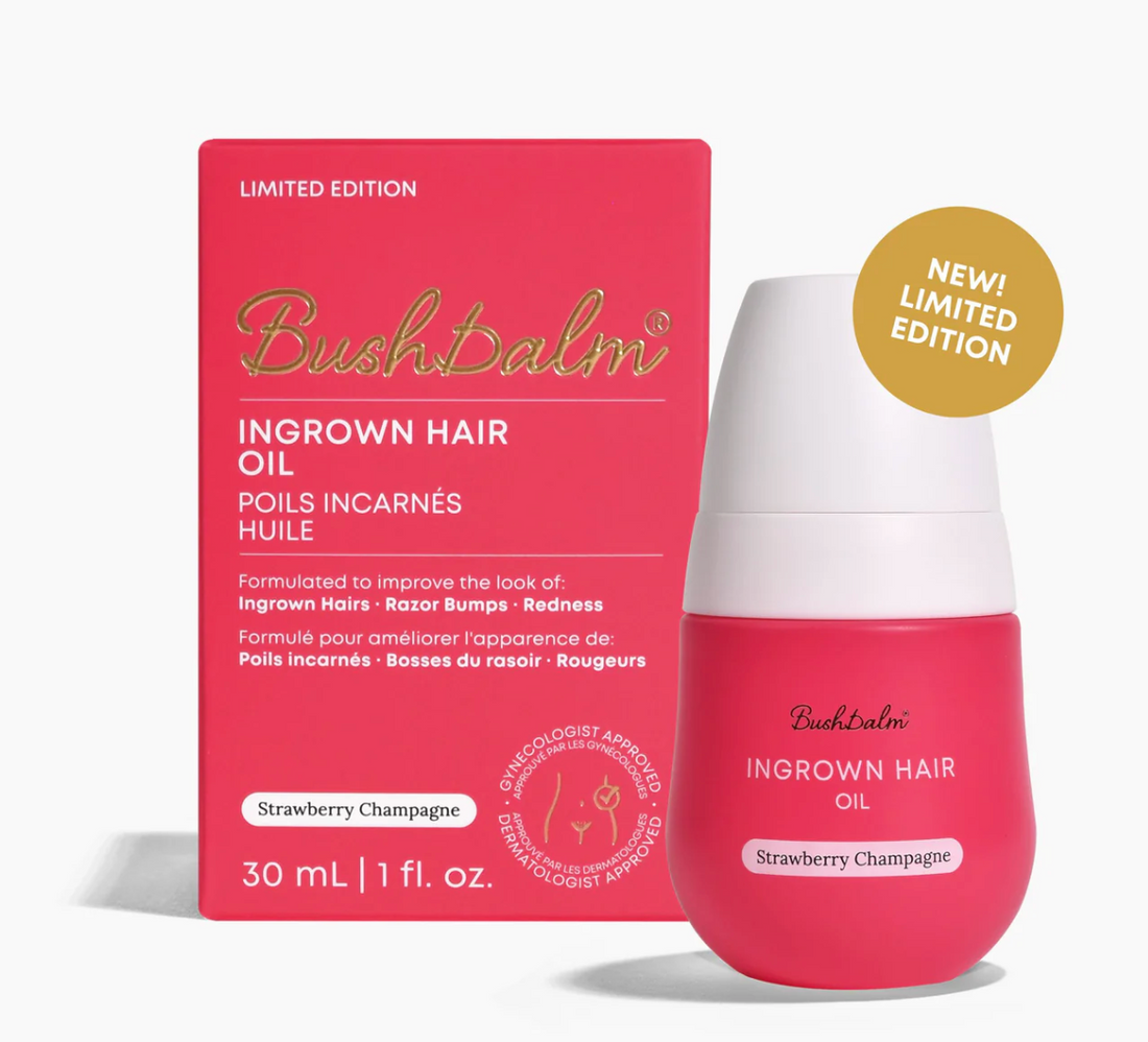 Strawberry Champagne | Ingrown Hair Oil | Razor Bumps | Redness