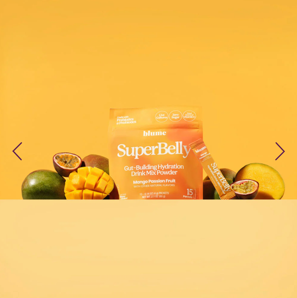 SuperBelly Mango Passion Fruit | 15 PCS