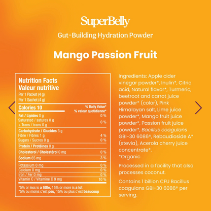 SuperBelly Mango Passion Fruit | 15 PCS