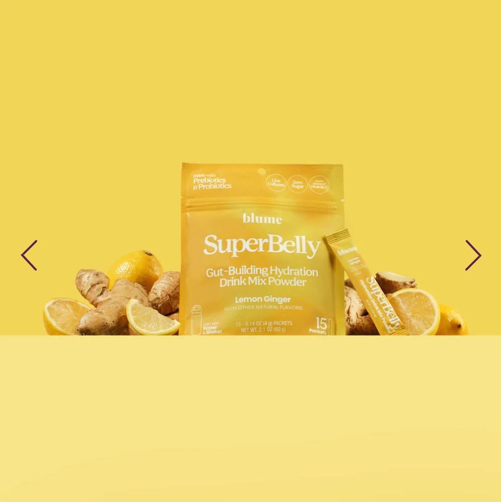 SuperBelly Lemon Ginger | 15 PCS