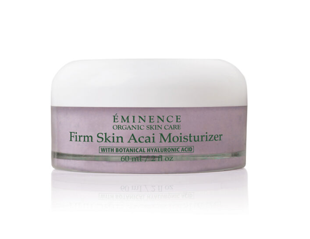 Anti-aging acai face cream with shea butter and hyaluronic acid