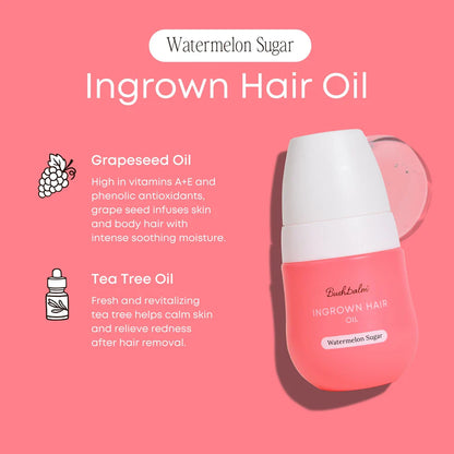 Fruity Watermelon Sugar Ingrown Hair Oil – Smooth &amp; Hydrated Skin Care