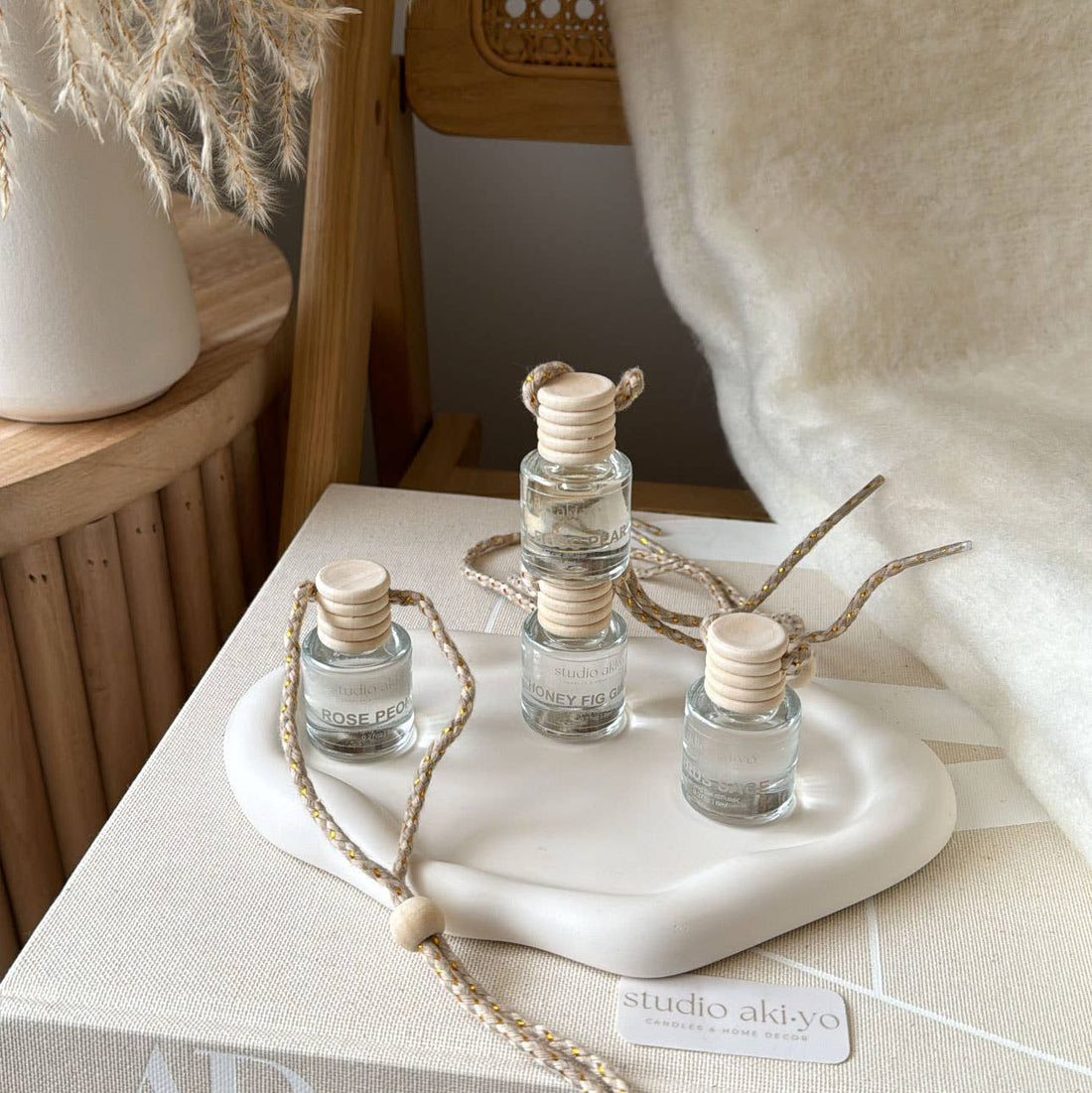 Studio Akiyo - Car Diffuser Eucalyptus Mint | Relaxing Zen Car Freshies