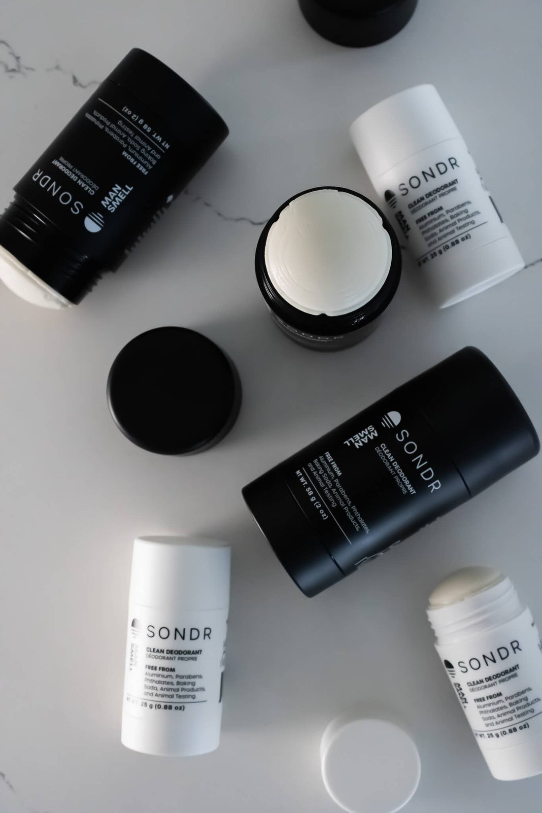 Aluminum-free cedarwood whiskey deodorant made in Canada