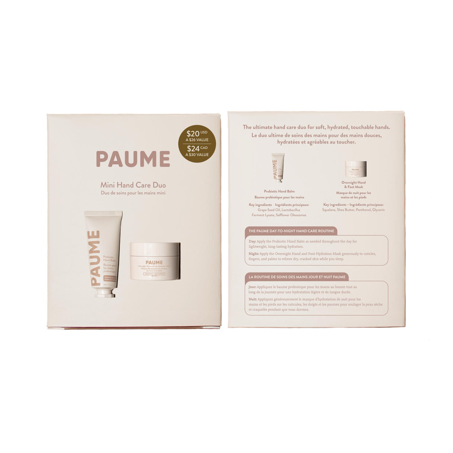 PAUME - Mini Hand Care Duo Boxed Set