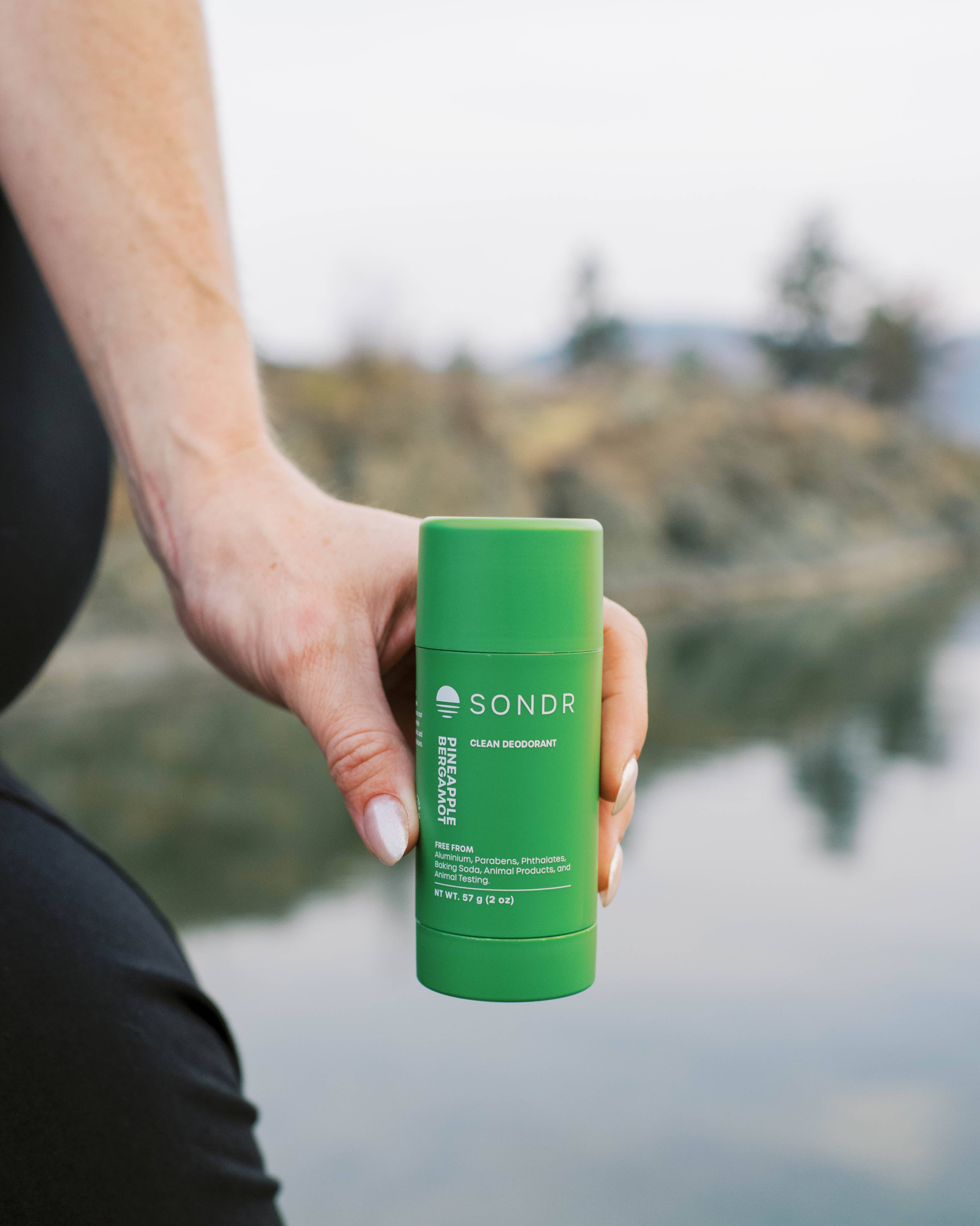 Natural tropical deodorant for sensitive underarms