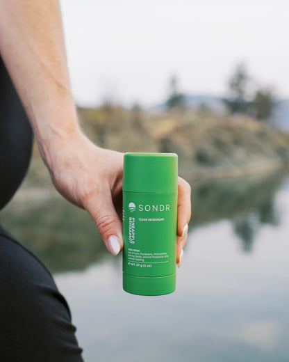 Natural tropical deodorant for sensitive underarms