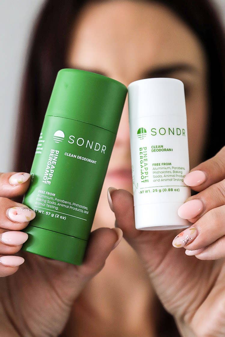 Aluminum-free pineapple bergamot deodorant made in Canada