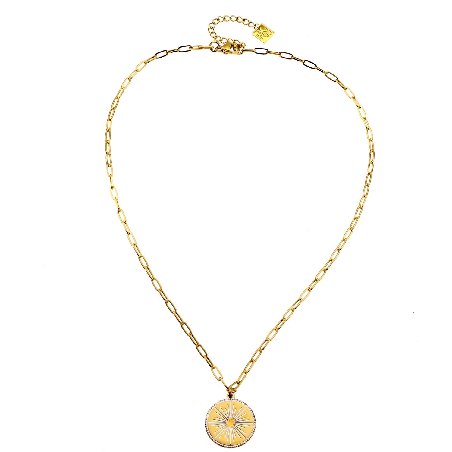 Hackney Nine LUNA &quot;Star Burst&quot; Enamel Pendant Necklace